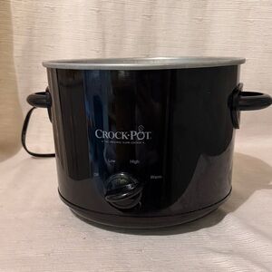 Crock-Pot 9” Black Slow Cooker Heating Canister